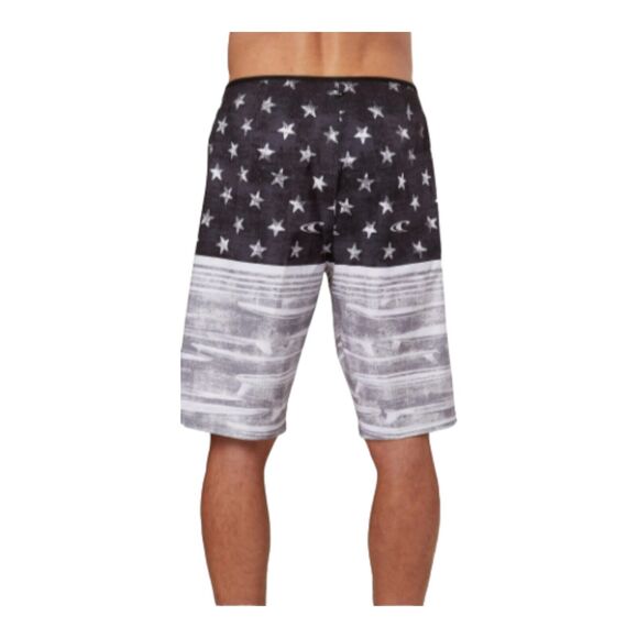 O'Neill GI Jack Surf Patriot Hyperfreak Boardshorts 29 Surf Patriot Black - Picture 3 of 9